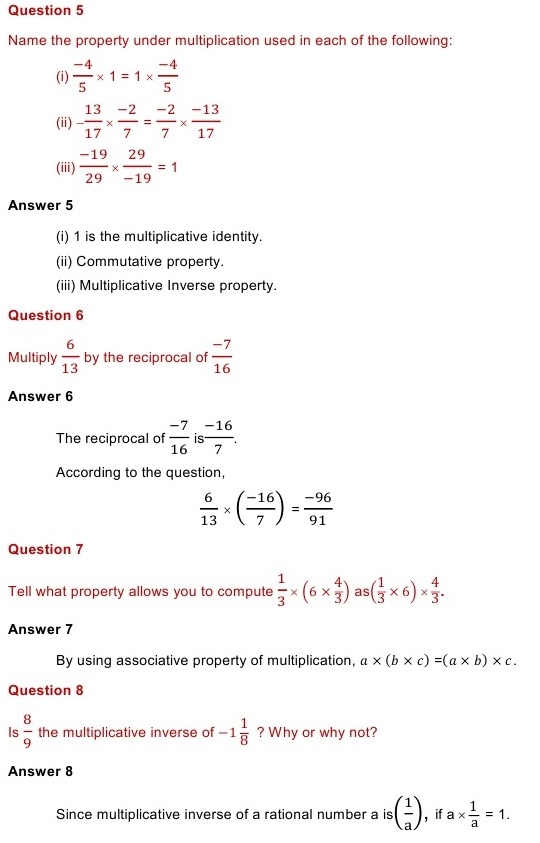 NCERT Solutions for Maths Class 8 Chapter 1 Exercise 1.2
