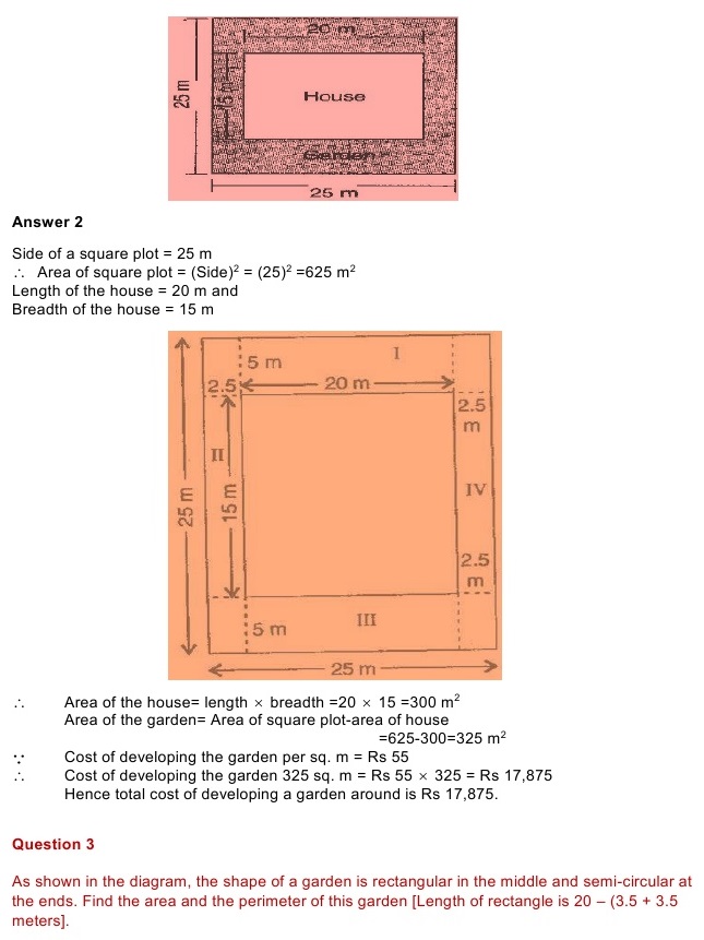 NCERT Solutions for Maths Class 8 Chapter 11