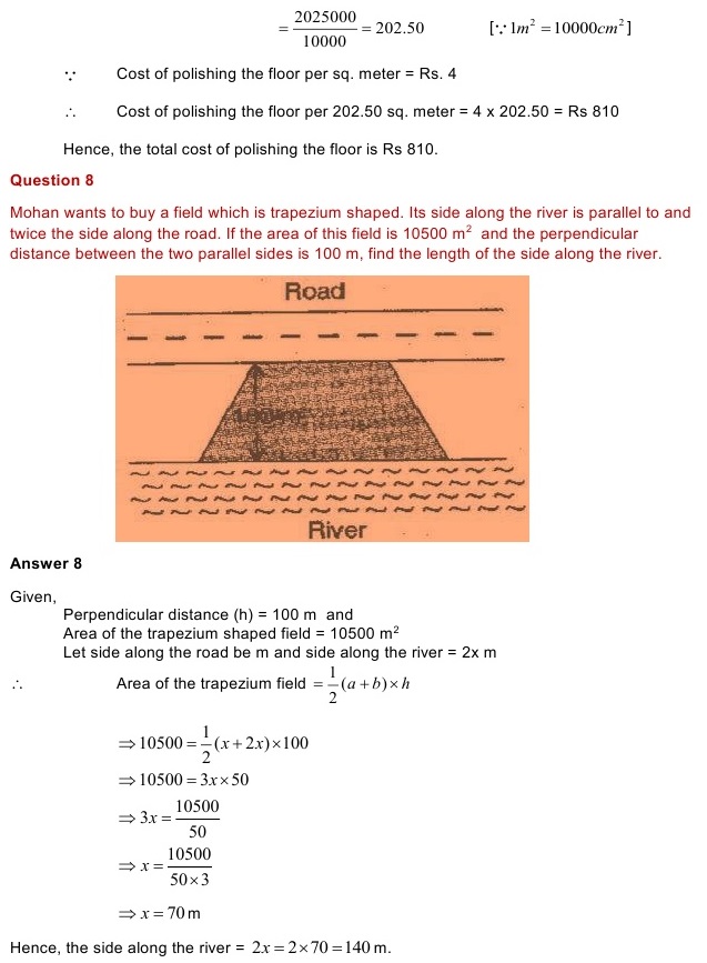 NCERT Solutions for Maths Class 8 Chapter 11 Exercise 11.2