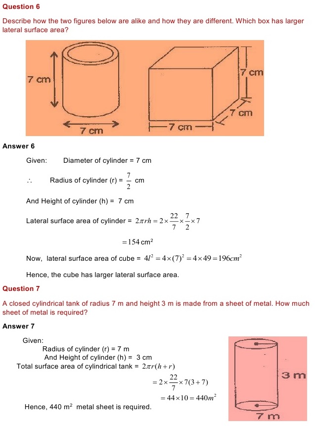 NCERT Solutions for Maths Class 8 Chapter 11 Exercise 11.3