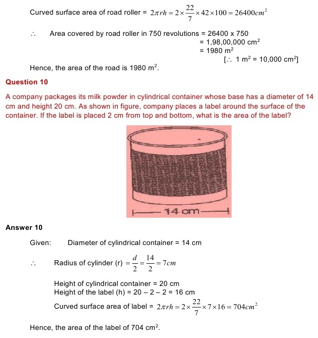 NCERT Solutions for Maths Class 8 Chapter 11 Exercise 11.3