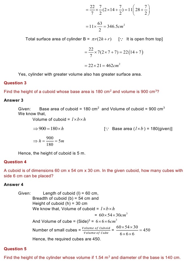 NCERT Solutions for Maths Class 8 Chapter 11
