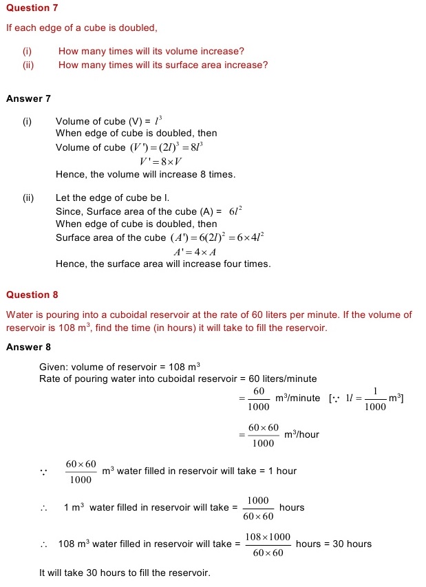 NCERT Solutions for Maths Class 8 Chapter 11