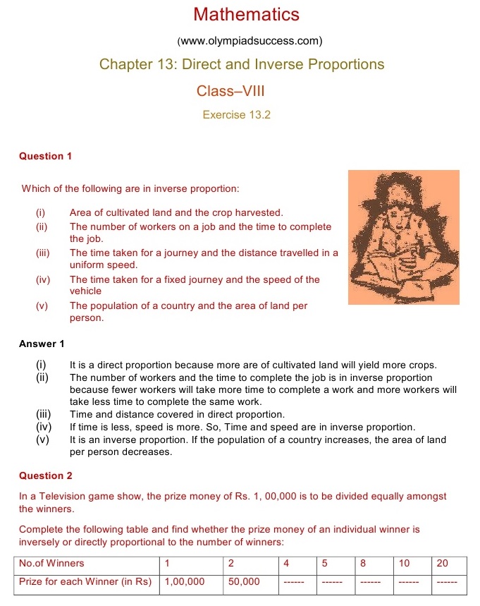 NCERT Solutions for Maths Class 8 Chapter 13