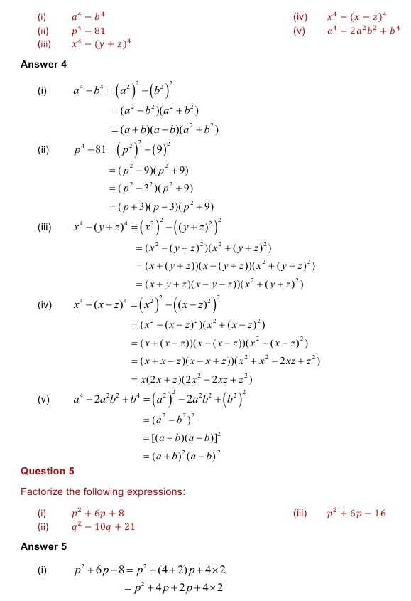 NCERT Solutions for Maths Class 8 Chapter 14 Exercise 14.2