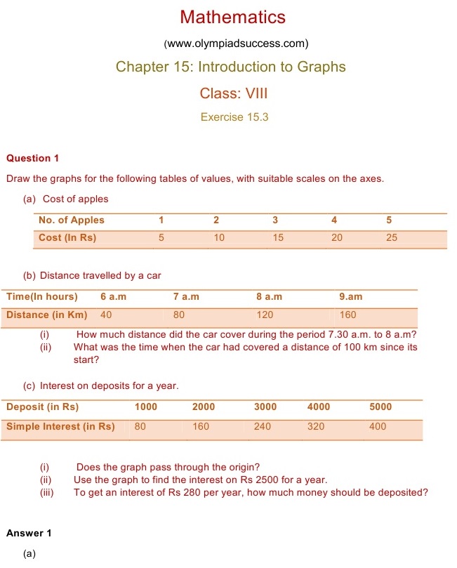 NCERT Solutions for Maths Class 8 Chapter 15