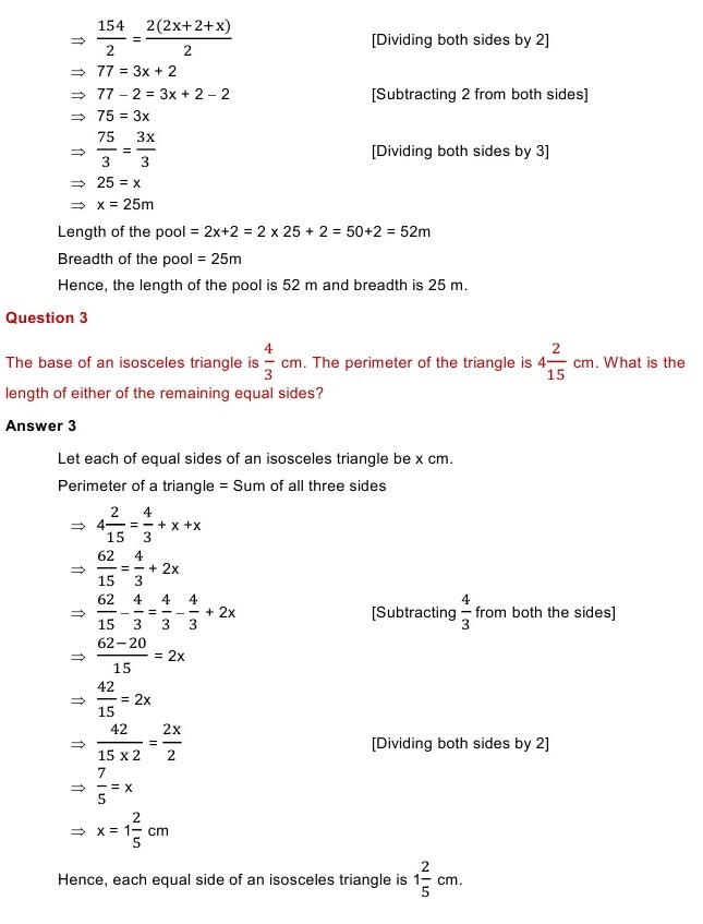 NCERT Solutions for Maths Class 8 Chapter 2 Exercise 2.2