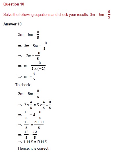 NCERT Solutions for Maths Class 8 Chapter 2
