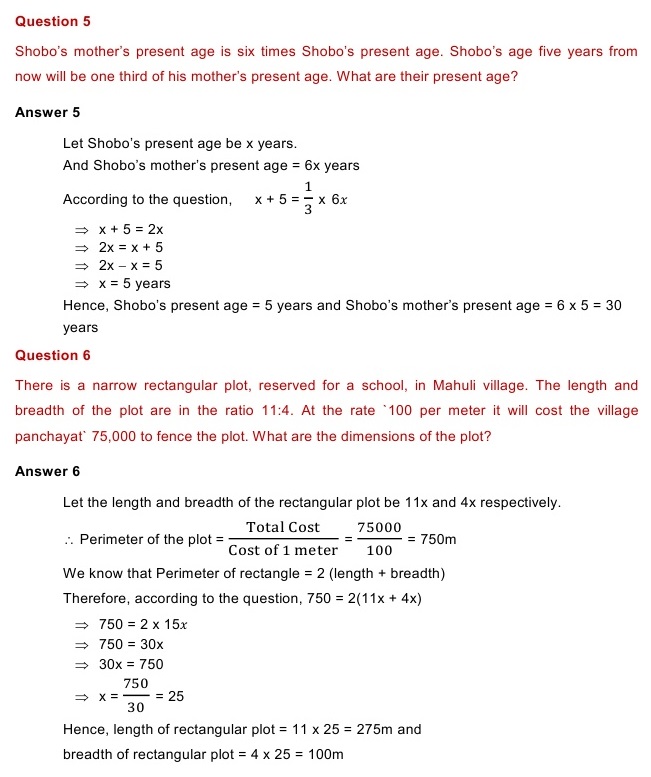 NCERT Solutions for Maths Class 8 Chapter 2 Exercise 2.4