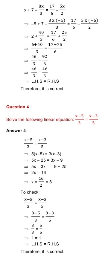 NCERT Solutions for Maths Class 8 Chapter 2 Exercise 2.5