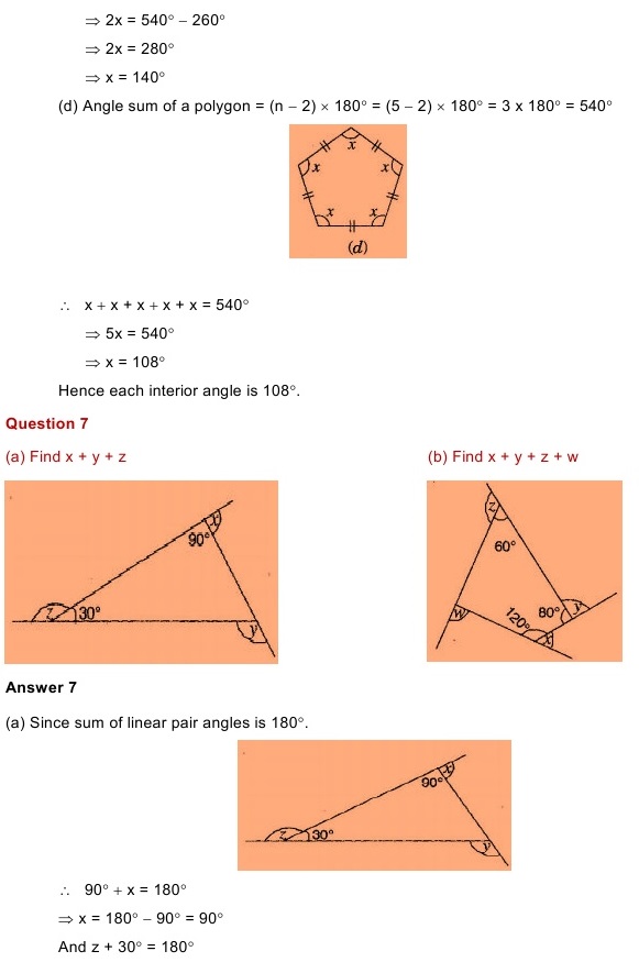 NCERT Solutions for Maths Class 8 Chapter 3 Exercise 3.1