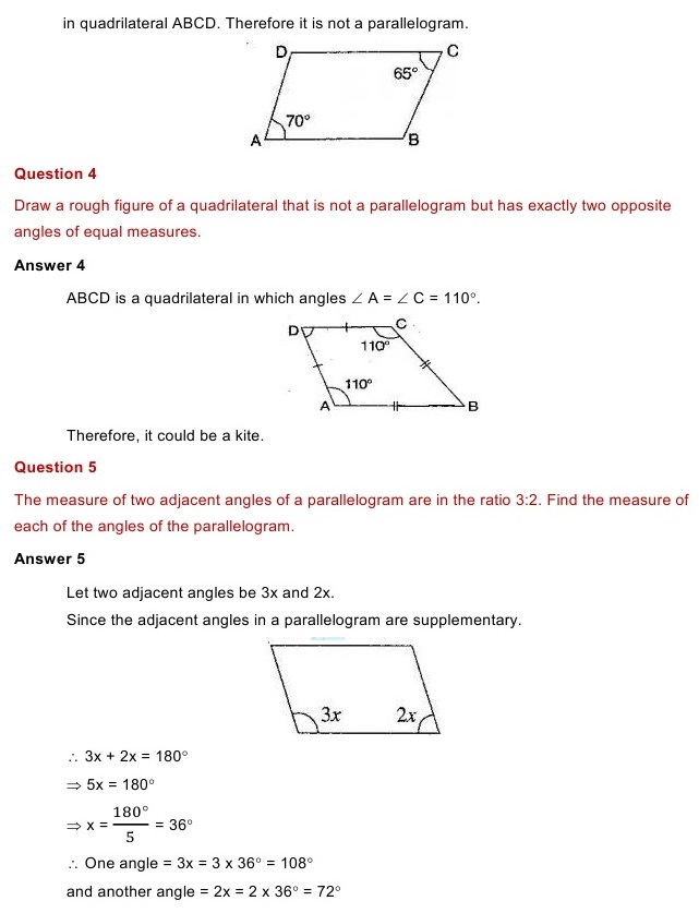 NCERT Solutions for Maths Class 8 Chapter 3 Exercise 3.3