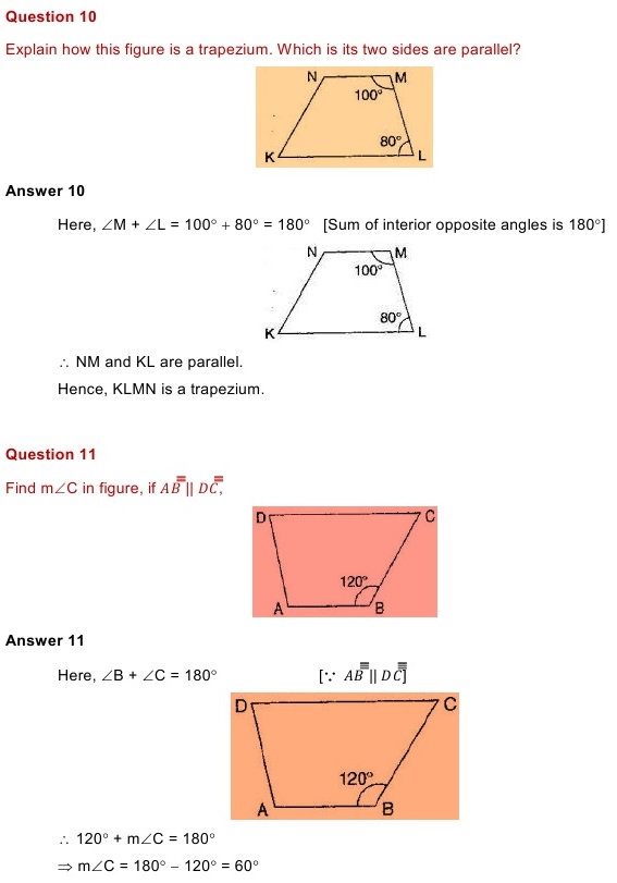 NCERT Solutions for Maths Class 8 Chapter 3