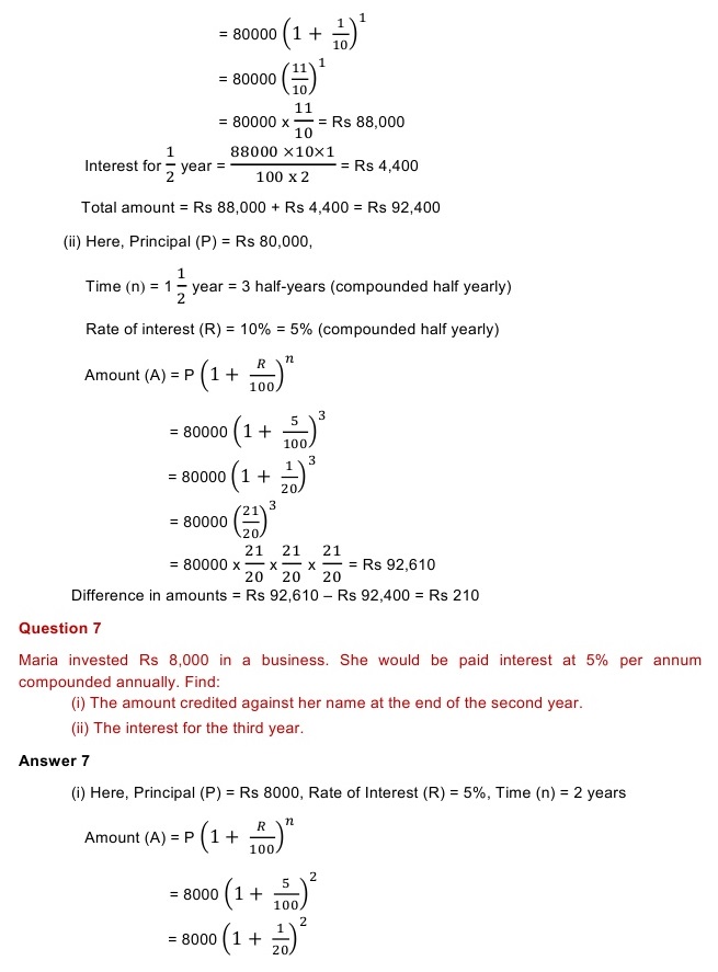 NCERT Solutions for Maths Class 8 Chapter 8 Exercise 8.3