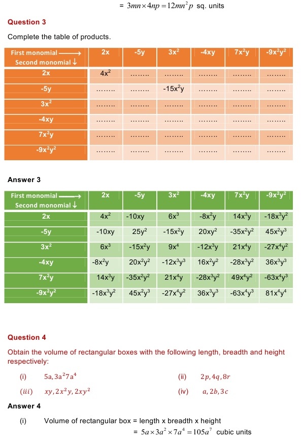 NCERT Solutions for Maths Class 8 Chapter 9