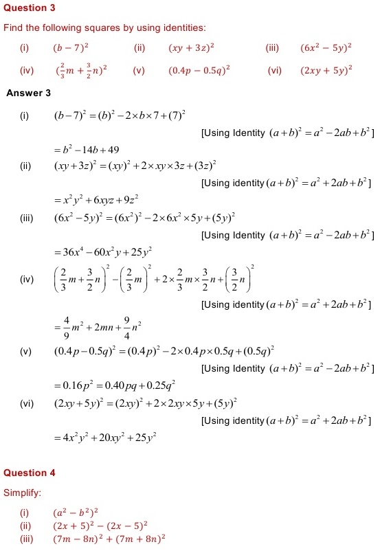 NCERT Solutions for Maths Class 8 Chapter 9 Exercise 9.5