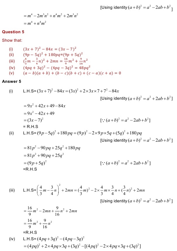 NCERT Solutions for Maths Class 8 Chapter 9 Exercise 9.5