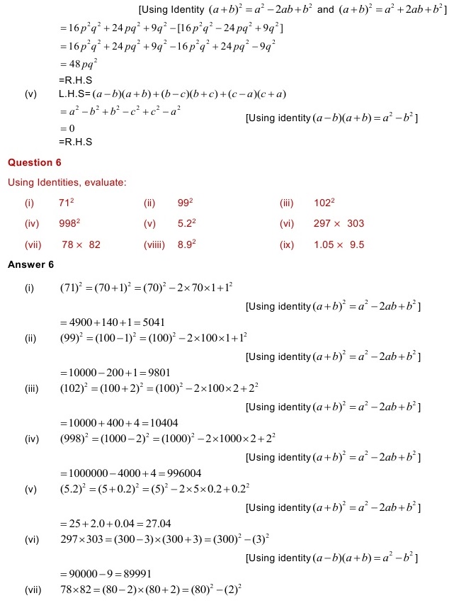NCERT Solutions for Maths Class 8 Chapter 9