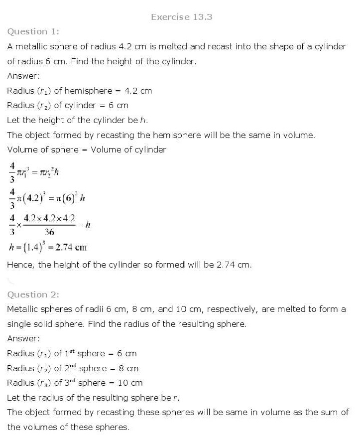 ncert maths class 10 chapter 13 solutions