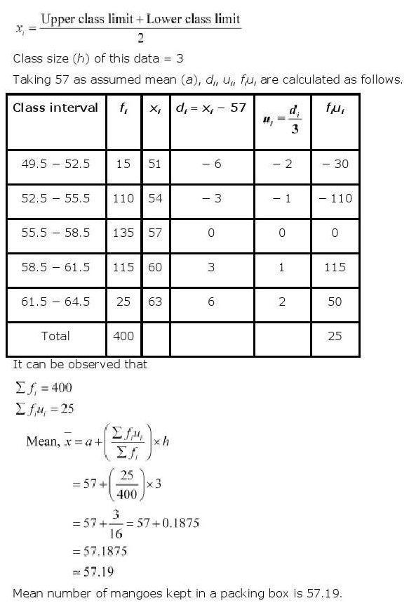 ncert maths class 10 chapter 14 solutions