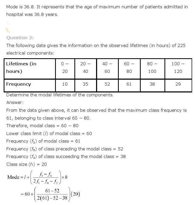 ncert maths class 10 chapter 14 solutions