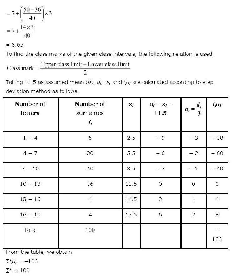 ncert maths class 10 chapter 14 solutions