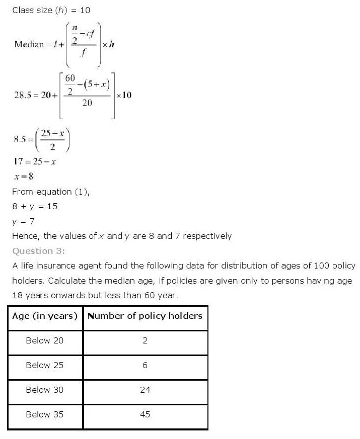 ncert maths class 10 chapter 14 solutions