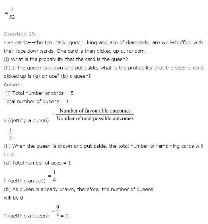 ncert maths class 10 chapter 15 solutions