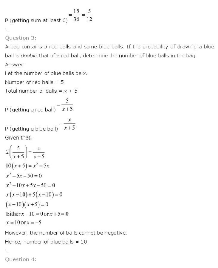 ncert maths class 10 chapter 15 solutions
