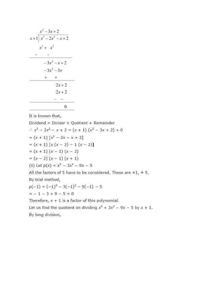 ncert maths class 9 chapter 2 solutions