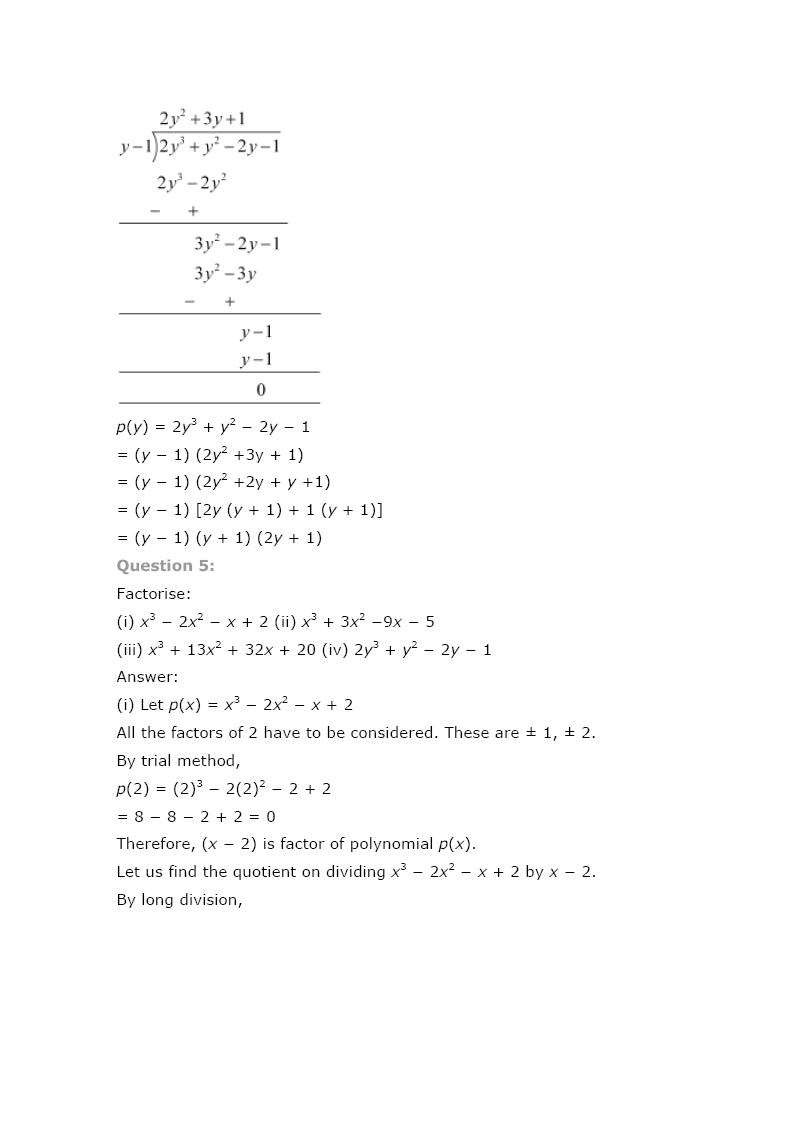 ncert maths class 9 chapter 2 solutions