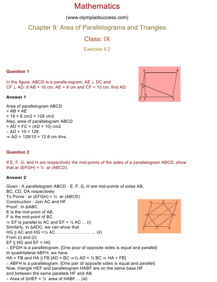 NCERT Solutions for Maths Class 10 Chapter 4 Exercise 4.2